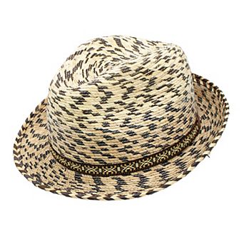 Women's Peter Grimm Reed Premium Palm Straw Fedora