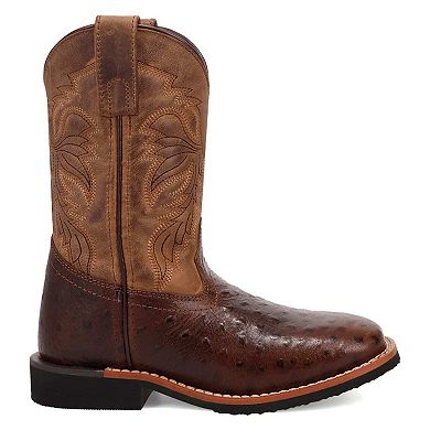 Dan Post Jet Leather Boys' Western Boots