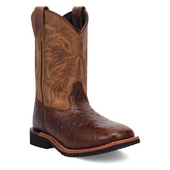 Dan Post Jet Leather Boys' Pull-On Western Boots