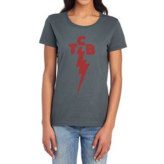 Juniors' Elvis TCB Symbol Graphic Tee