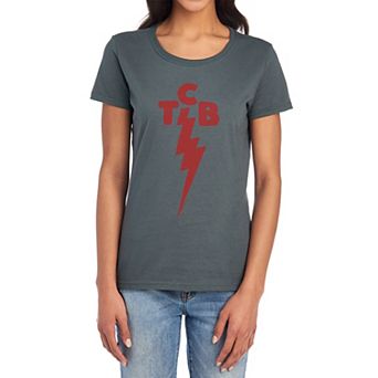 Juniors' Elvis TCB Symbol Graphic Tee