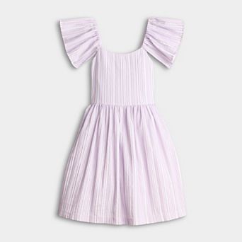 Girls 7-16 Bonnie Jean Open Back Stripe Dress