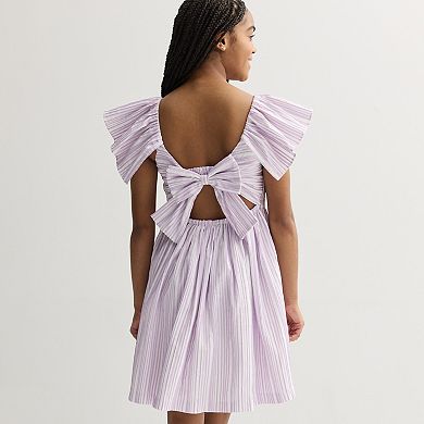 Girls 7-16 Bonnie Jean Open Back Stripe Dress