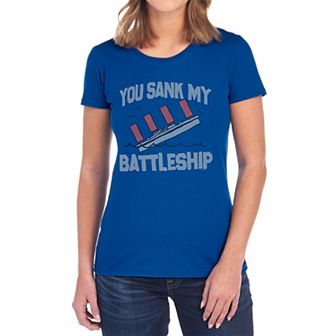 Juniors' Hasbro You Sank My Battleship Graphic Tee