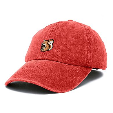 Dalix Squirrel Embroidered Outdoor Cap