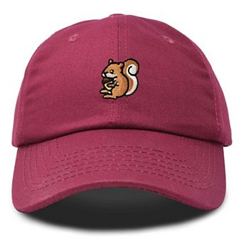 Dalix Squirrel Embroidered Outdoor Cap
