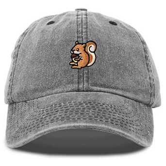 Dalix Squirrel Embroidered Outdoor Cap