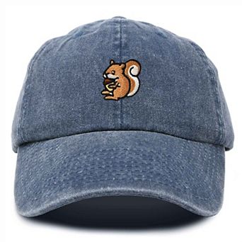 Dalix Squirrel Embroidered Outdoor Cap