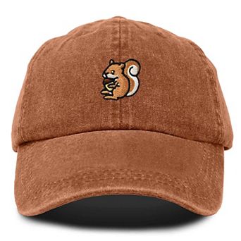 Dalix Squirrel Embroidered Outdoor Cap