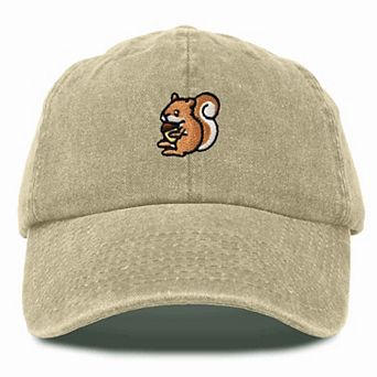 Dalix Squirrel Embroidered Outdoor Cap