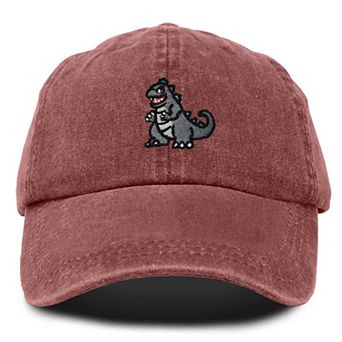 Dalix Giant Lizard Embroidered Dad Hat