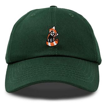 Dalix Red Panda Embroidered Dad Hat