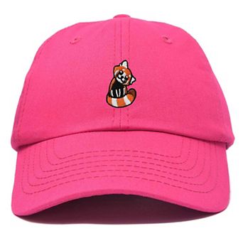 Dalix Red Panda Embroidered Dad Hat
