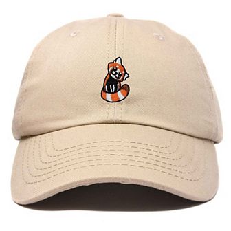 Dalix Red Panda Embroidered Dad Hat