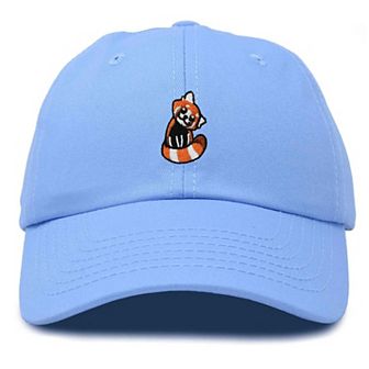Dalix Red Panda Embroidered Dad Hat