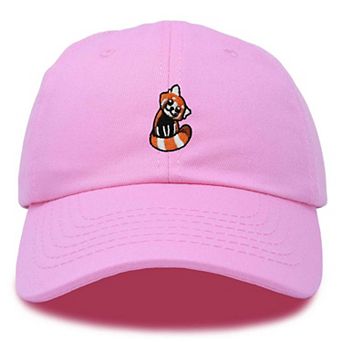 Dalix Red Panda Embroidered Dad Hat