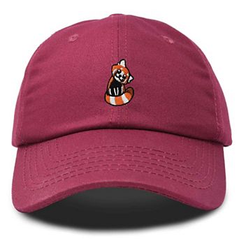 Dalix Red Panda Embroidered Dad Hat