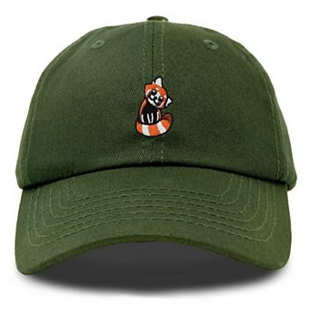 Dalix Red Panda Embroidered Dad Hat