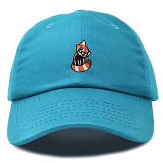 Dalix Red Panda Embroidered Dad Hat