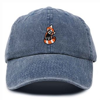 Dalix Red Panda Embroidered Dad Hat