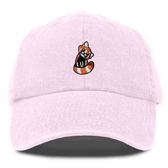 Dalix Red Panda Embroidered Dad Hat