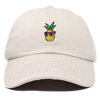Dalix Pineapple Embroidered Dad Hat