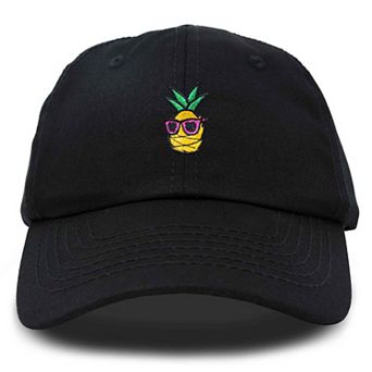 Dalix Pineapple Embroidered Dad Hat