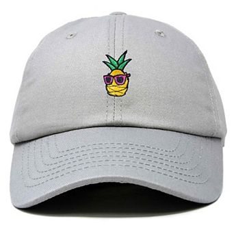 Dalix Pineapple Embroidered Dad Hat
