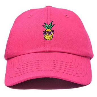 Dalix Pineapple Embroidered Dad Hat