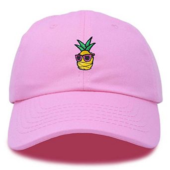 Dalix Pineapple Embroidered Dad Hat