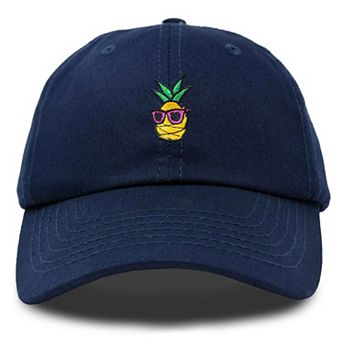 Dalix Pineapple Embroidered Dad Hat