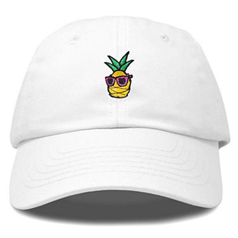 Dalix Pineapple Embroidered Dad Hat