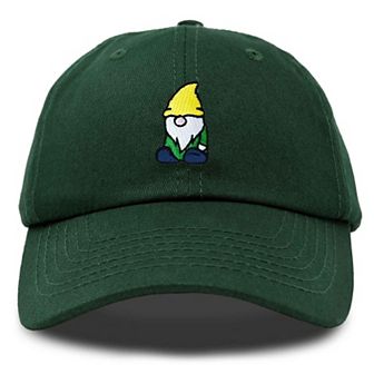 Dalix Gnome Embroidered Dad Hat