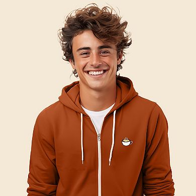 Dalix Cappuccino Zip Hoodie
