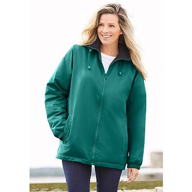 Woman Within Plus Size Storm Raincoat