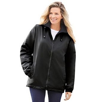 Woman Within Plus Size Storm Raincoat