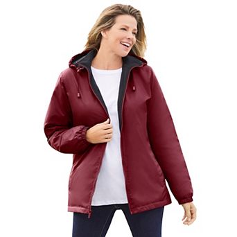 Woman Within Plus Size Storm Raincoat