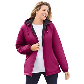 Woman Within Plus Size Storm Raincoat