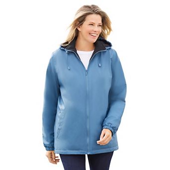 Woman Within Plus Size Storm Raincoat
