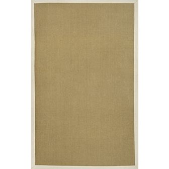 Camden Farmhouse Cottage Border Jute Area Rug