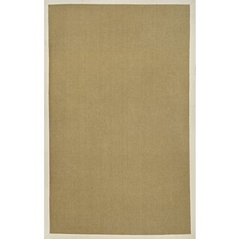 Camden Farmhouse Cottage Border Jute Area Rug