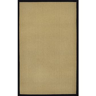 Camden Farmhouse Cottage Border Jute Area Rug