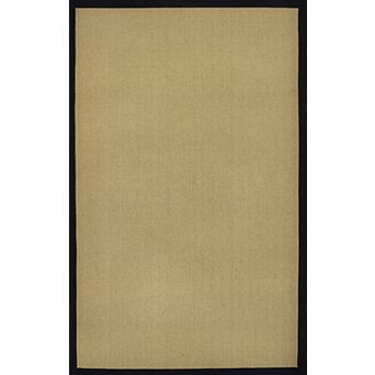 Camden Farmhouse Cottage Border Jute Area Rug