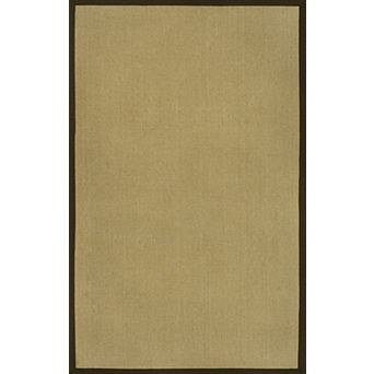 Camden Farmhouse Cottage Border Jute Area Rug