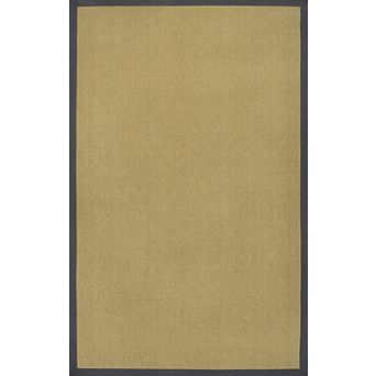 Camden Farmhouse Cottage Border Jute Area Rug