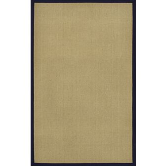 Camden Farmhouse Cottage Border Jute Area Rug