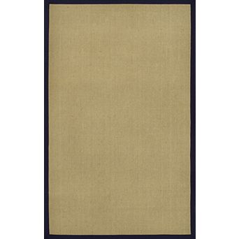 Camden Farmhouse Cottage Border Jute Area Rug