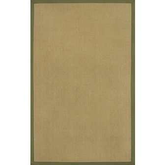 Camden Farmhouse Cottage Border Jute Area Rug
