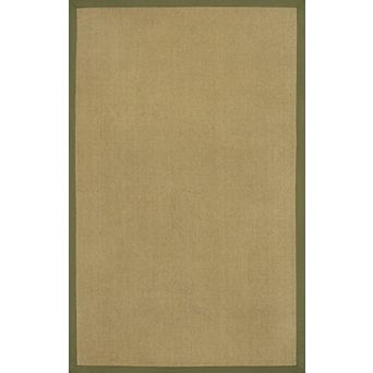 Camden Farmhouse Cottage Border Jute Area Rug