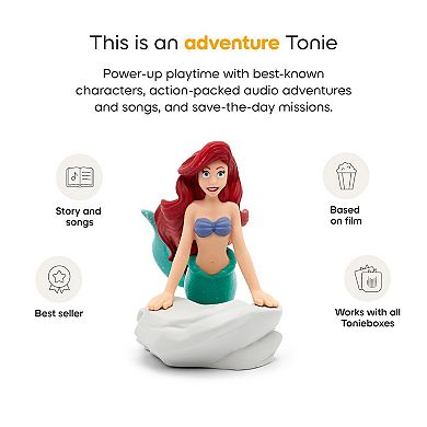 tonies Disney's The Little Mermaid Toniebox 2 Cloud Pink Starter Set